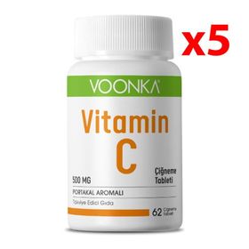 Voonka Vitamin C 500 mg 62 Çiğneme Tableti