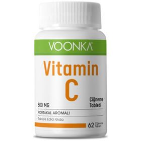 Voonka Vitamin C 500 mg 6x62 Çiğneme Tableti