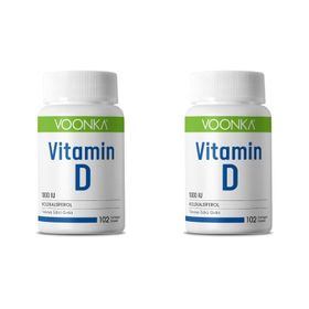 Voonka Vitamin D 1000 IU 102 Kapsül