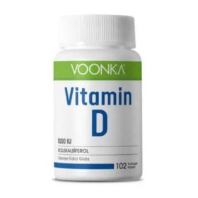 Voonka Vitamin D 1000 IU 102 Yumuşak Kapsül