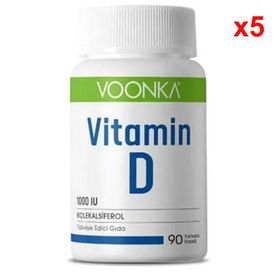 Voonka Vitamin D 1000 IU 5x90 Kapsül