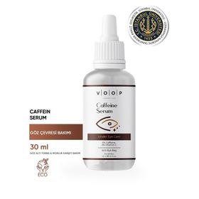 Voop %5 Caffeine %2 Vitamin C Göz Altı Morlukları ve Torbalanma Karşıtı 30 ml Kafein Serum