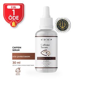 Voop %5 Caffeine %2 Vitamin C Göz Altı Morlukları ve Torbalanma Karşıtı 30 ml Kafein Serum