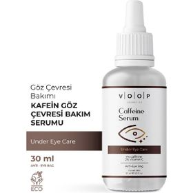 Voop %5 Caffeine %2 Vitamin C Göz Altı Morlukları ve Torbalanma Karşıtı 30 ml Kafein Serum