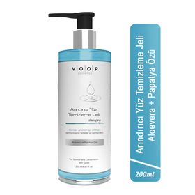 Voop Aloevera ve Papatya Özlü 200 ml Arındırıcı Yüz Temizleme Jeli