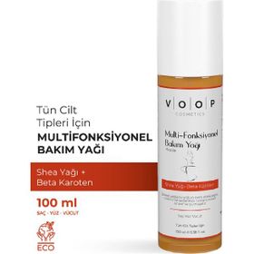 Voop Beta Karoten Saç Yüz Vücut Shea 100 ml Multi Fonksiyonel Bakım Yağı
