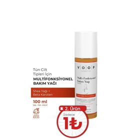 Voop Beta Karoten Saç Yüz Vücut Shea 100 ml Multi Fonksiyonel Bakım Yağı