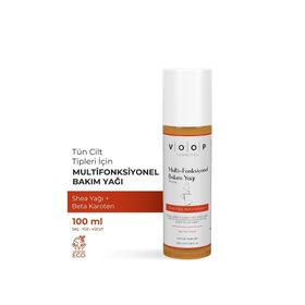 Voop Beta Karoten Saç Yüz Vücut Shea 100 ml Multi Fonksiyonel Bakım Yağı