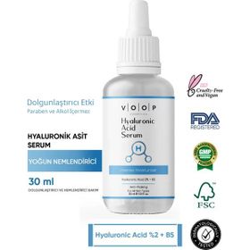 Voop Derinlemesine Yoğun Yüz Nemlendirici 30 ML Hyaluronik Asit Serum