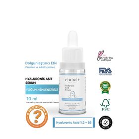 Voop Hyaluronik Asit +B5 Yoğun Nemlendirici 10 ml Cilt Bakım Serumu