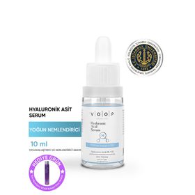 Voop Hyaluronik Asit +B5 Yoğun Nemlendirici 10 ml Cilt Bakım Serumu