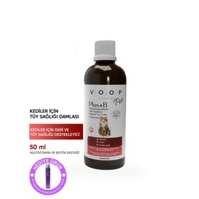 Voop Pet Plus B 50 ml Kedi Tüy Dökülmesi Engelleyici Vitamin