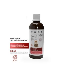 Voop Pet Plus B 50 ml Kedi Tüy Dökülmesi Engelleyici Vitamin