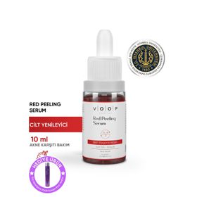 Voop Red Peeling Mini Cilt Tonu Eşitleyici ve Yenileyici Kırmızı 10 ml Serum