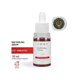 Voop Red Peeling Mini Cilt Tonu Eşitleyici ve Yenileyici Kırmızı 10 ml Serum