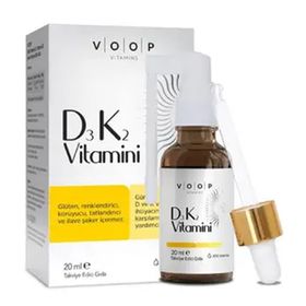 Voop Vitamin D3 K2 20 ml Damla