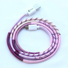 Vorson Handmade Purple Mix Micro 100 cm Şarj ve Data Kablosu