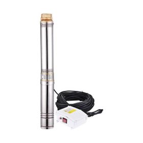 Vortex 3 inç 75 mm Dış Çap 15 m Kablolu 54 mss 2.8 m3/h 1 Hp Dalgıç Pompa