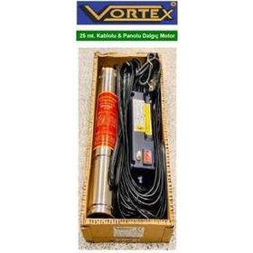 Vortex VRM-P 200 2Hp 220V 4 İnch 25 Metre Kablolu ve Panolu Dalgıç Motor