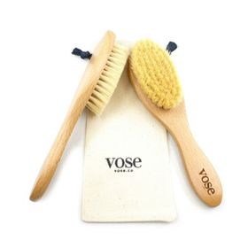 Vose Ahşap Yumuşak Bebek Saç Fırçası