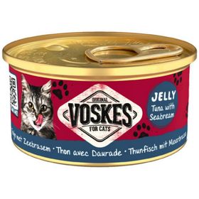 Voskes 85 gr Ton Balıklı ve Çipuralı Kedi Konservesi