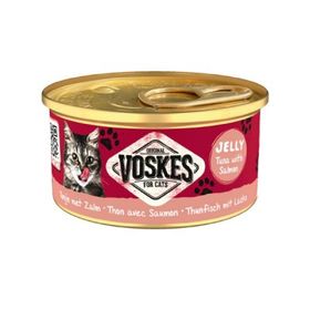 Voskes Jöle İçinde Ton Balıklı ve Somonlu 85 gr Yetişkin Kedi Konservesi
