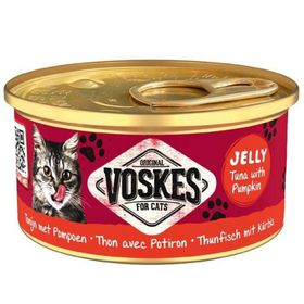 Voskes Ton Balıklı ve Balkabağı Jelly 85 gr Kedi Yaş Konservesi