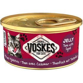 Voskes Ton Balıklı ve Kalamar Jelly 85 gr Kedi Yaş Konservesi