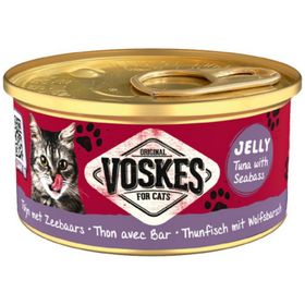 Voskes Ton Balıklı ve Levrekli 85 gr Kedi Konservesi