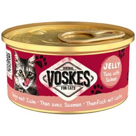 Voskes Ton Balıklı ve Somonlu 85 gr Kedi Konservesi