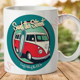 Vosvos Surf the Street Tasarımlı Baskılı Kupa