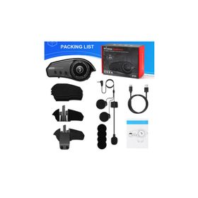 Vothoon Bt35 Kask Kulaklık Bluetooth 5.0 Motosiklet Interkom Su Geçirmez Kablosuz Kulaklık