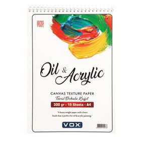 Vox Art 300 gr A4 15 Yaprak Akrilik Boya Defteri