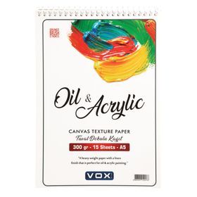 Vox Art 300 gr A5 15 Yaprak Akrilik Boya Defteri