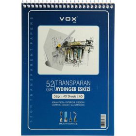 Vox Art 52 gr A5 40 Yaprak Aydınger Eskiz Defteri