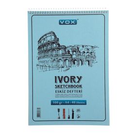 Vox Art A-4 40 Yaprak 100 gr Eskiz Çizim Defteri