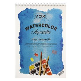 Vox Art Cold Press A4 12 Yaprak 315 gr Nat Beyaz Blok Sulu Boya