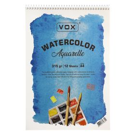 Vox Art Cold Press A4 12 Yaprak 315 gr Nat Beyaz Blok Sulu Boya