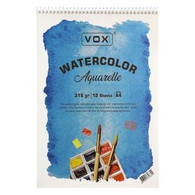 Vox Art Cold Press A4 12 Yaprak 315 gr Nat Beyaz Blok Sulu Boya