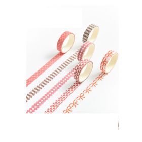 Vox Art M5-443 Washi 5'li 1 cm 2 m Dekor Bant Seti
