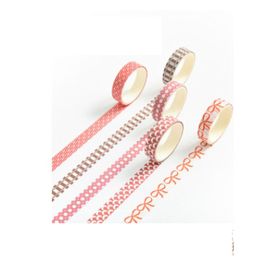 Vox Art M5-443 Washi 5'li 1 cm 2 m Dekor Bant Seti
