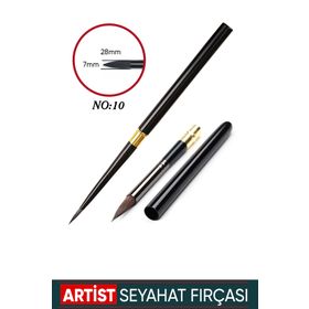 Vox Art No: 10 Seyahat Tipi Yuvarlak Uç Sulu Boya Fırçası
