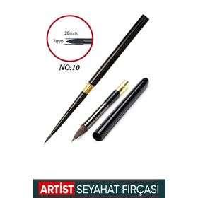 Vox Art No: 10 Seyahat Tipi Yuvarlak Uç Sulu Boya Fırçası