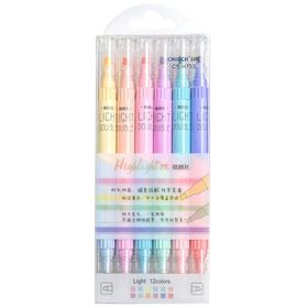 Vox Art Pastel Highlighter 6'lı 12 Renk Fosforlu Kalem Seti