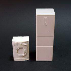 Vox Art VX79-78/25 1:25 Ölçek Çamaşır Makinesi ve Buzdolabı Seti Maket