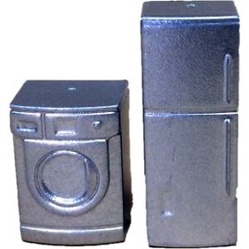 Vox Art VX79-78/50 1:50 Ölçek Çamaşır Makinesi ve Buzdolabı Seti Maket
