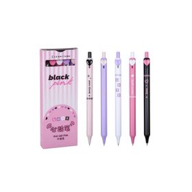 Vox Art Zennyt Black Pink 0.5 mm 5'li Siyah Roller Kalem