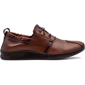 Voyager 5146 Taba Deri Erkek Loafer Ayakkabı