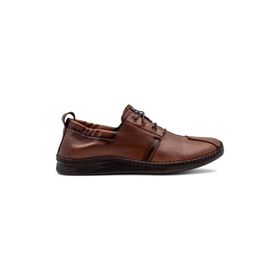 Voyager 5146 Taba Deri Erkek Loafer Ayakkabı