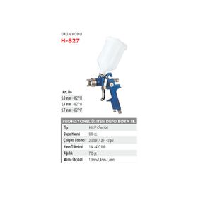 Voylet H-827 Prof Üstten Depo Boya Tabancası